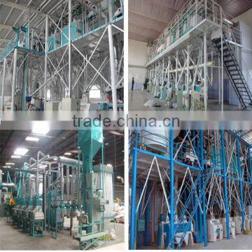 Good service 100T/D~500T/D Automatic popular used wheat flour milling equipment