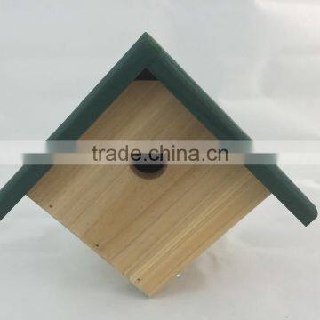 OEM Natural Color Wooden Bird House for Manufacturer Wholesale photo-2
