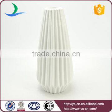 YSv0212 ceramic porcelain white floor vase for decoration