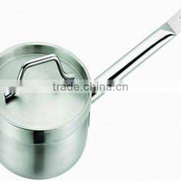 stainless steel sacue pan with compacnd bottom