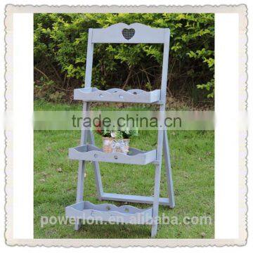 Fallen Fruits FSC Pine Stepped Plant Stand