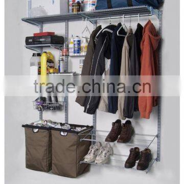 Storability Garment Wall Mount Storage System With Drying Rack and Laundry Functional photo-2