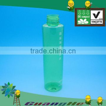 100ml compostable plastic Bottles of bioplastic PLA material biodegradable eco-friendly