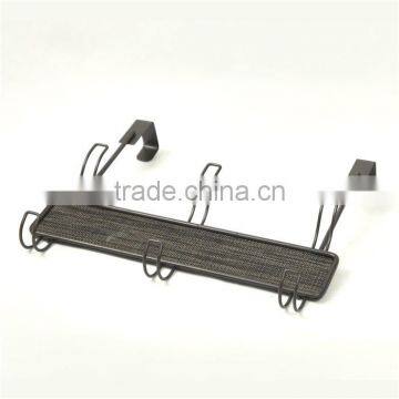 New Metal Wall Rack, 3 Hooks, Bronze photo-4