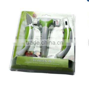 Vegetable Cutter Peeler Grater Shaving 3 in 1 Triple Slicer