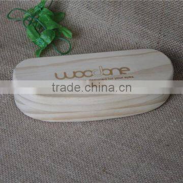 Natural Hot Stamping Custom Wooden Sunglasses Packing Box photo-2
