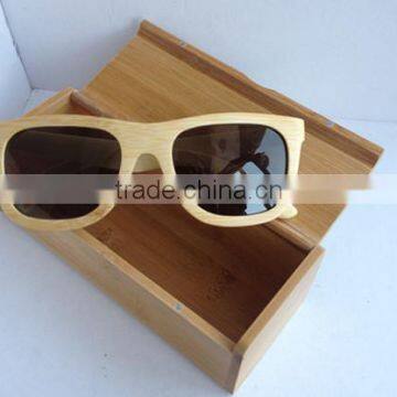 High quality hot wooden sunglasses bamboo sunglasses with box