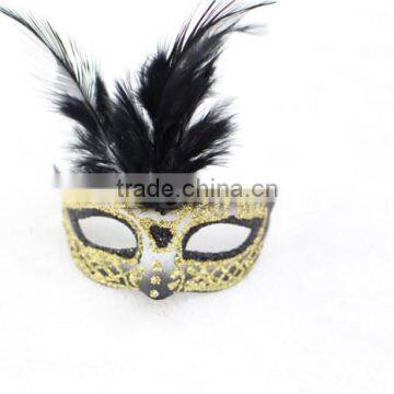 12pcs Venetian Masquerade Mask Luxury Pearl Feather Mini Masks for Party Decoration Novelty Gifts photo-2