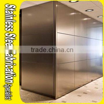 PVD Color Coating Stainless Steel Sheet Exterior Metal Wall Covering