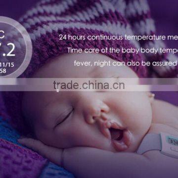 Smart Bluetooth Thermometer For Children, Mobile Remote Control Baby Monitor Wearable Bluetooth Househeld Electric Thermometer photo-3
