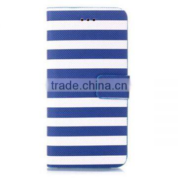 Stripe Flip Wallet Leather Case, Smart Phone Leather Case for IPhone6 photo-3
