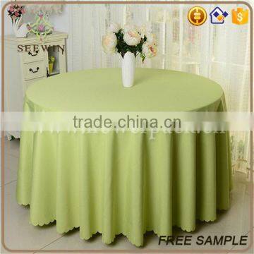 Plain Polyester Round Table Cloth for Home/wedding photo-4