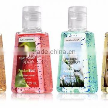 Liquid pocketbac silicone hand sanitizer gel for school