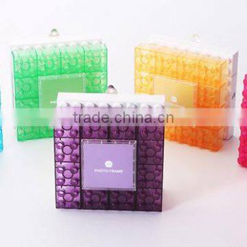 DIY Block Toy Photo Frame LED Table Lamp photo-5