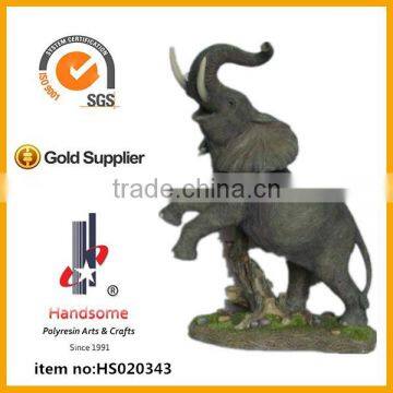 14 Inch Home Decoration Souvenir Brass Imitating Elephant Animal Statue photo-5