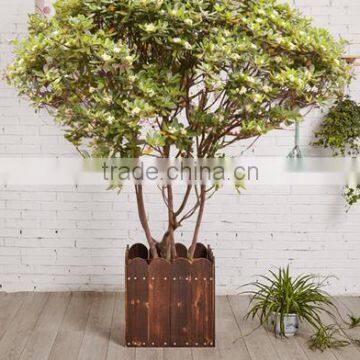 Wooden Decorative Flower Pots photo-2