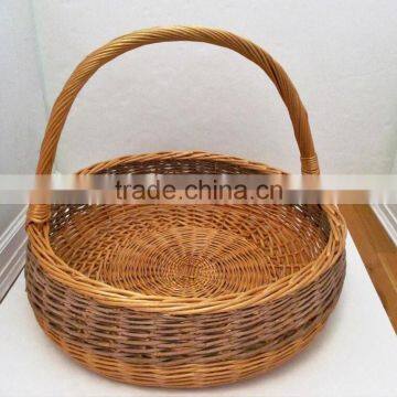 hot sell cheap hand weave rattan flower basket / fruit basekt decoration / wicker storage basket