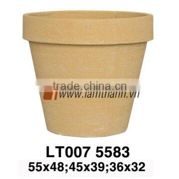 Vietnam Exporter Modern Nursery Cube Large Decor Herb Plaid Ceramic