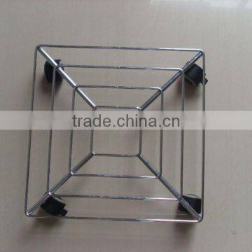 HIGH QUALITY Home Removable Metal Flower Shelf Plant Trolley Wheel Flower Shelf photo-4