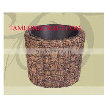 WATER HYACINTH VASE/ TRAY TCC-BK14