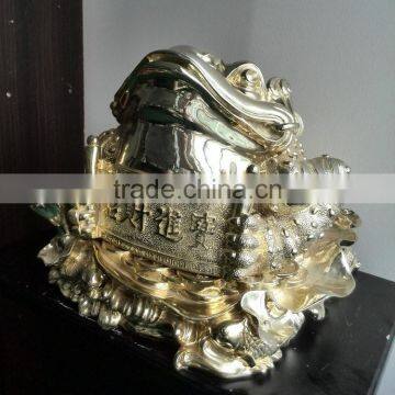 FRP Gold Frog Statue photo-6