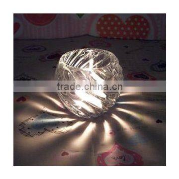 cheap grape shape crystal candle holder for home decoration