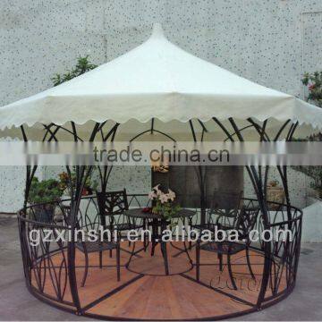 2016 hotsale fixed iron gazebo tent for sale