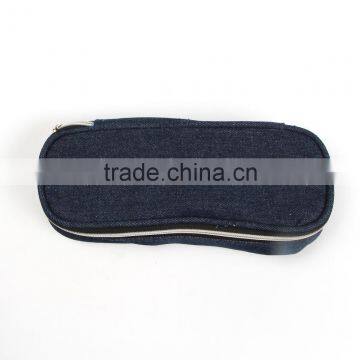 Wholesale black zipper pencil bag