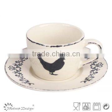 cock stamp with Cup Saucer Cheap high quality modern style