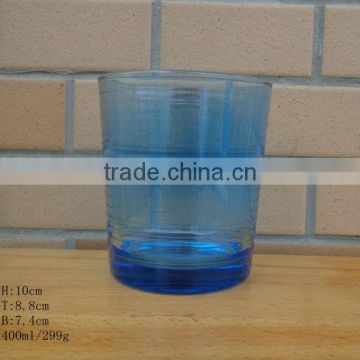 color machine pressed crystal glass cup