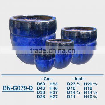 GLAZED CERAMIC OUTDOOR POT BN-G079 photo-4