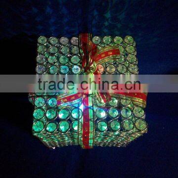 Square Diamond Chrismas Decorative Metal Gift Box photo-4