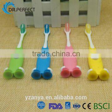 Soft Nylon Bristle High Quality Kid Animal Rubber Handle Kid Toothbrush photo-4