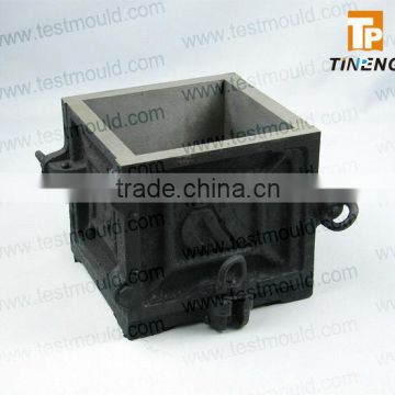 200 150 100mm cast iron 4 part laboratory cube mould