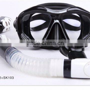 Hot CE Approval 2016 Hot Sale Water Sports Training Snorkeling Equipment Anti-Fog Silicone Scuba Diving Mask Snorke photo-4