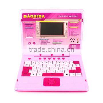 English & Spanish Interactive Kids Laptop Learning Machine/ Study Machine/ Educational Toys With Light & Voice photo-2