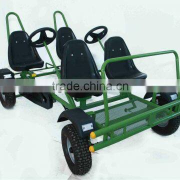 Latest Design Four Seats Pedal go Kart Toy,sand Beach Kart,buggy (F4150AB) photo-2