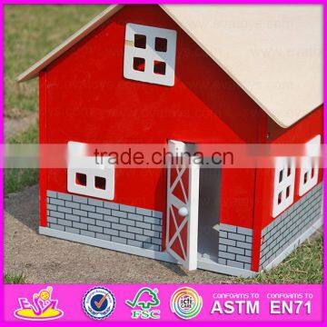 Funny Girl Play Set Wooden Wooden Barn Toy Best Design Kids Wooden Barn Toy W06A105-S photo-4