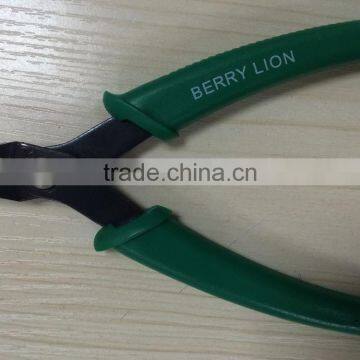 BERRYLION Tool Mini Type 5'' Wire Flush Cutting Pliers With Plastic Handle photo-2
