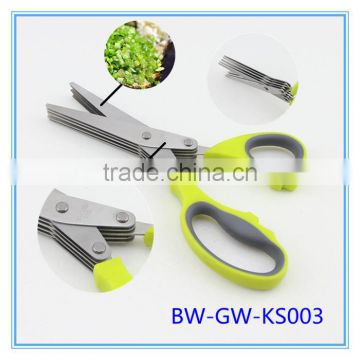 Five Sharp Blades Time-Saving Kitchen Shears Herb Scissors