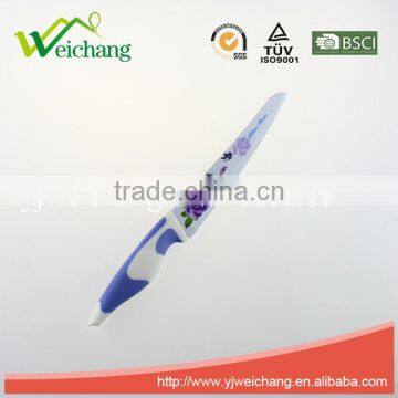 WCE567 5 Pcs Set Kitchen Knives Artwork Painting Blade PP With TPR Handle , Hot Sale, Wholesale photo-3