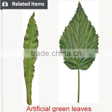 Factory Direct Sales Artificial Green Leaf for Decorative Garden and Floral Arrangement photo-5