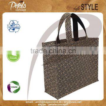2017 Fancy Jute Tote Bag for Men photo-2