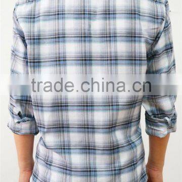 100% Cotton Yarn Dye Long Sleeve Shirt, Men Long Sleeve Shirt, Spring/fall Shirt photo-4