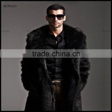 Gas Field Models Handsome Super Warm Imitative Fox Fur Man Long Wind Faux Fur Coat
