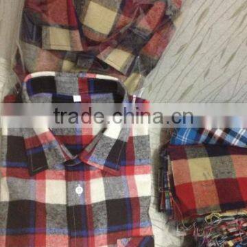 Flannel checked shirts man custom flannel shirts