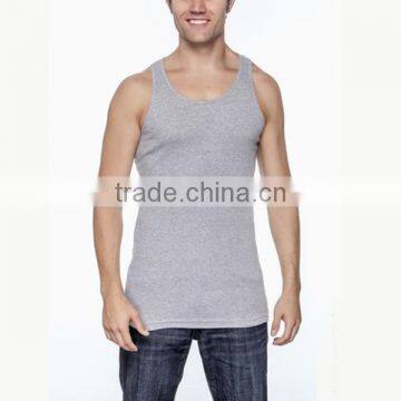 Summer y back fitness tank top men