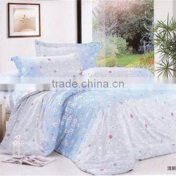 100%polyester disperse printed tulip flower design diamond velvet bedding set