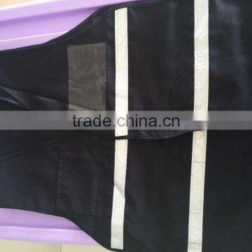 hi Vis Vest Reflective Black Mesh Vest photo-2