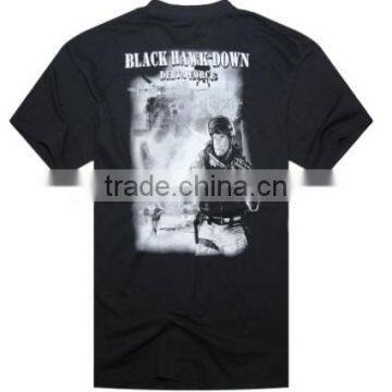 OEM Mens Cool Design 100 Combed Cotton t Shirt With Warfare Design photo-2